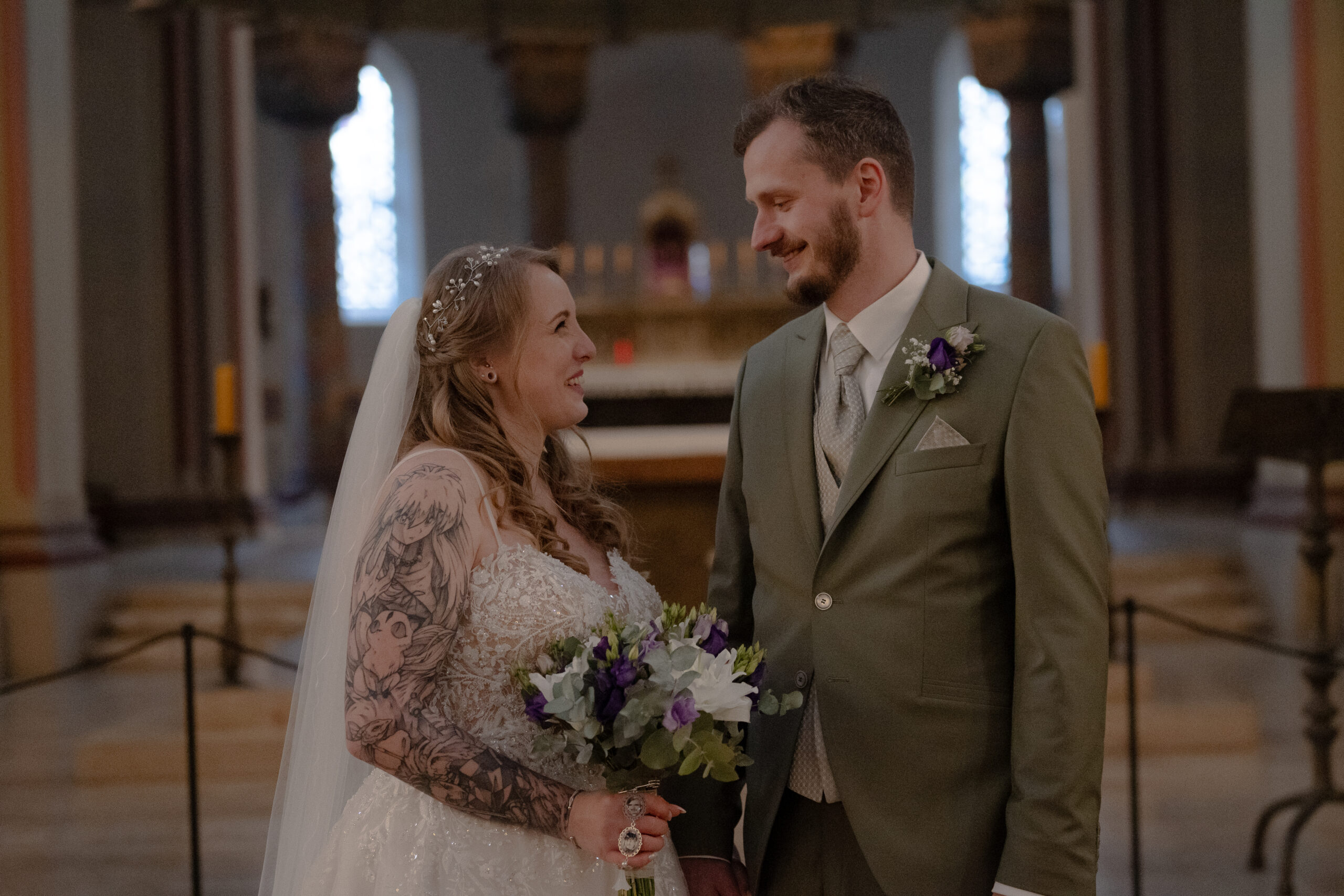 Braut und Bräutigam